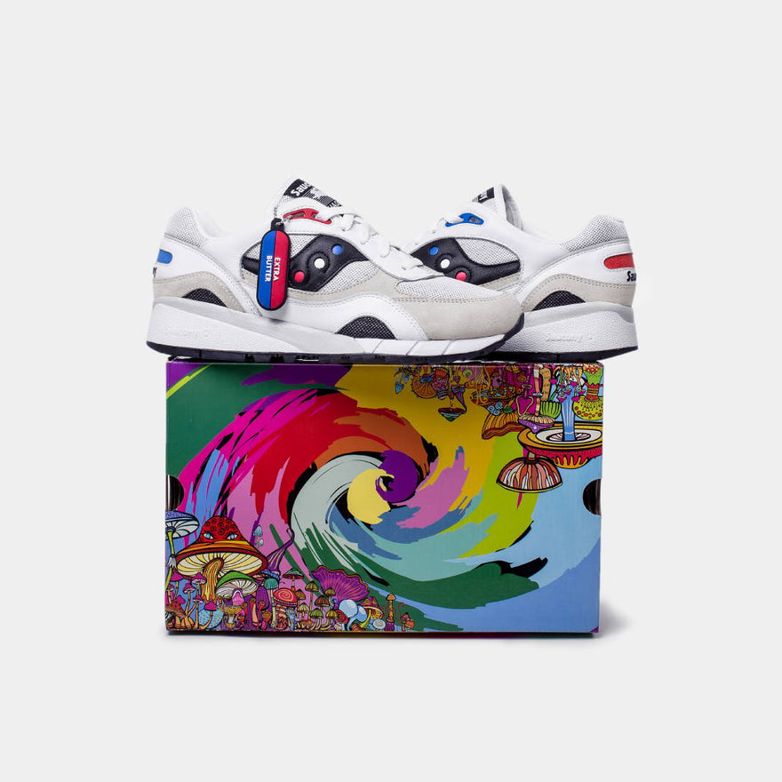 Extra Butter x Saucony Shadow 6000 "White Rabbit"