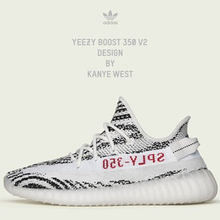 adidas Originals by Kanye West Yeezy 350 V2 White/Core Black/Red aka "Zebra"