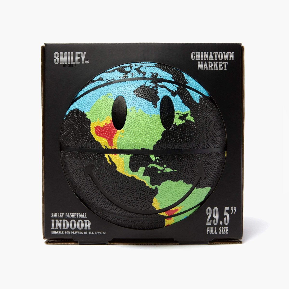 Chinatown Market Smiley Global Citizien Ball-260304-Black-One Size-SUEDE Store