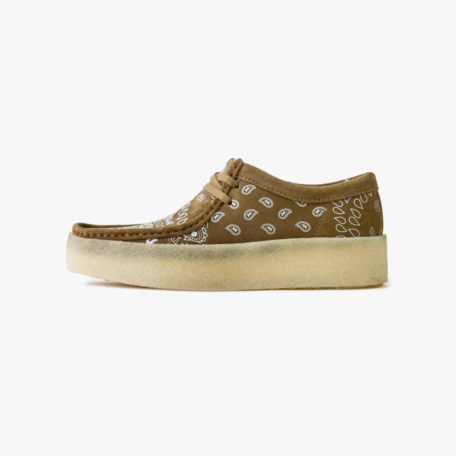 Clarks Wallabee Cup-26168523-Green-9 us-SUEDE Store