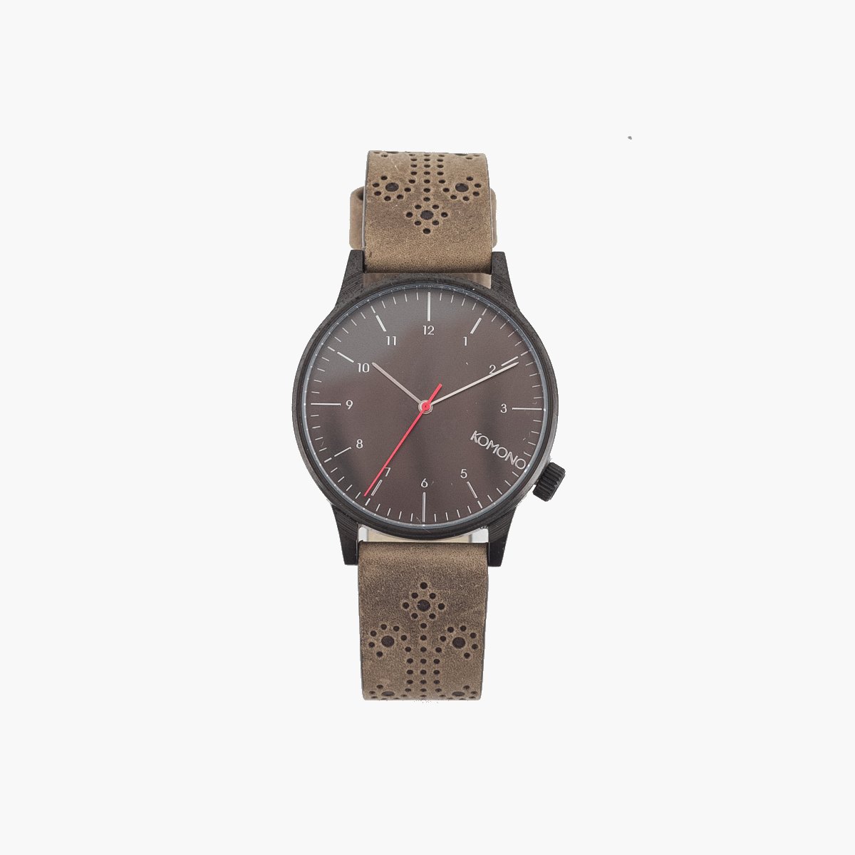 Komono Watches Winston Brogue-3570056-CHARCOAL-One Size-SUEDE Store