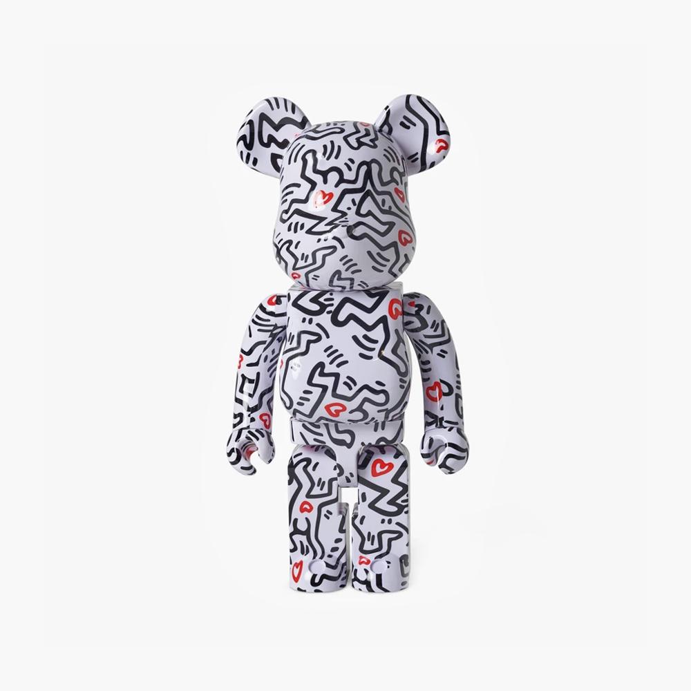 Medicom Toy 1000% KEITH HARING #8-1000HARING#8-Black-One Size-SUEDE Store