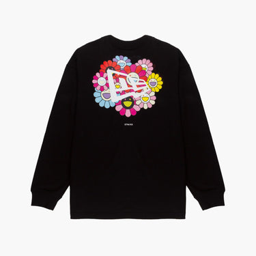 New Era x Takashi Murakami Flower Flag Longsleeve-13083532-Black-Large-SUEDE Store