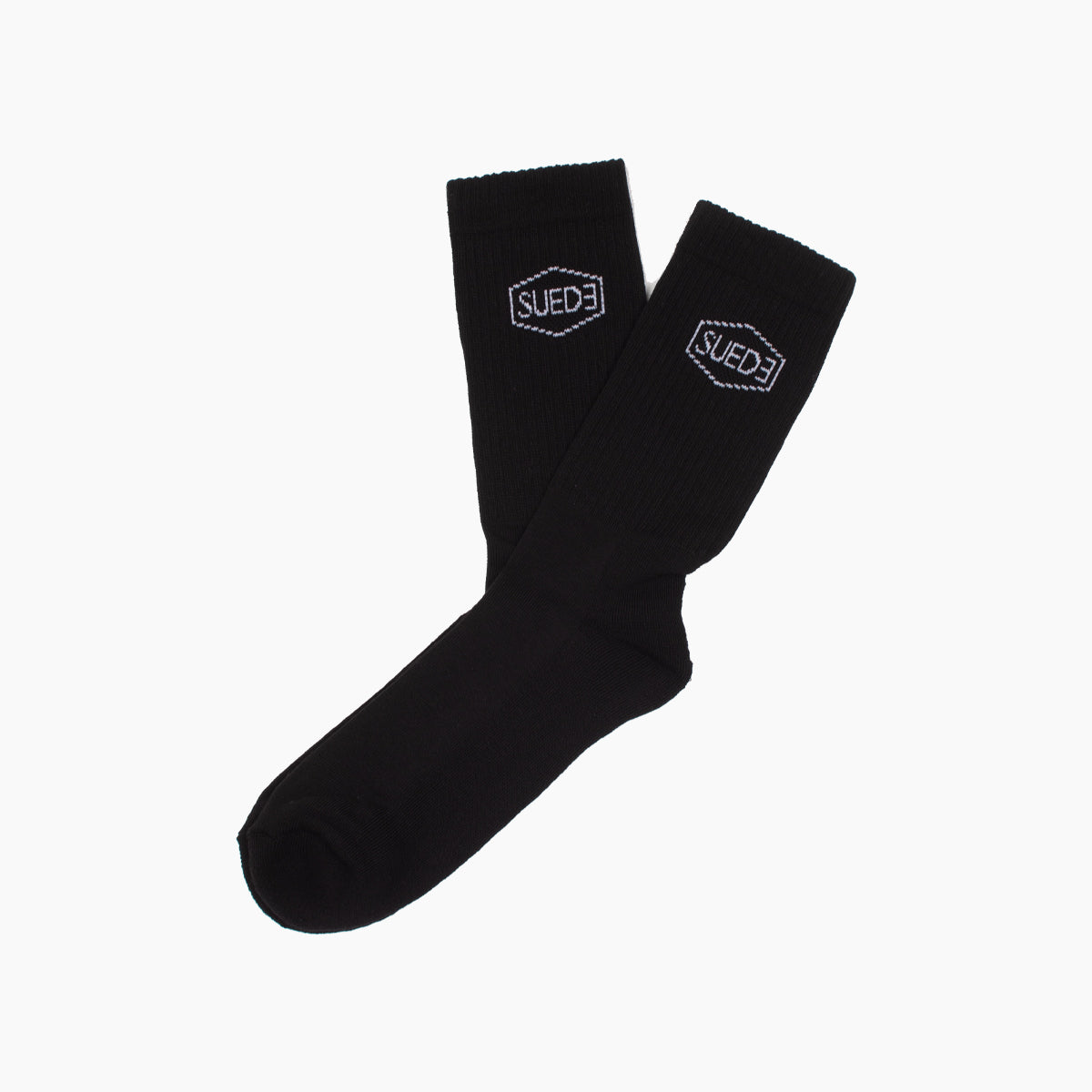 SUEDE Basic Socks-SUESOCKB-Black-One Size-SUEDE Store