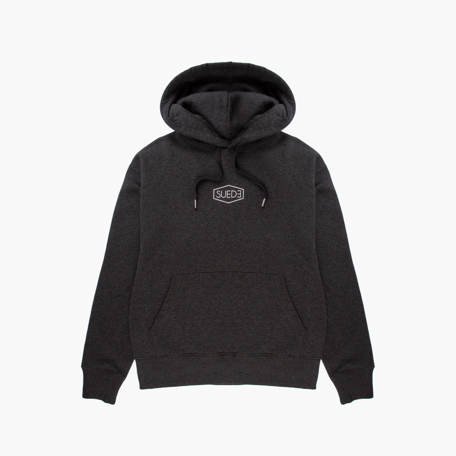 SUEDE Boxy Logo Hoodie