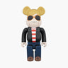 Accessories One Size Bearbrick Andy Warhol 60's Style Ver. 100% ANDY1000-Black-One Size Medicom Toy